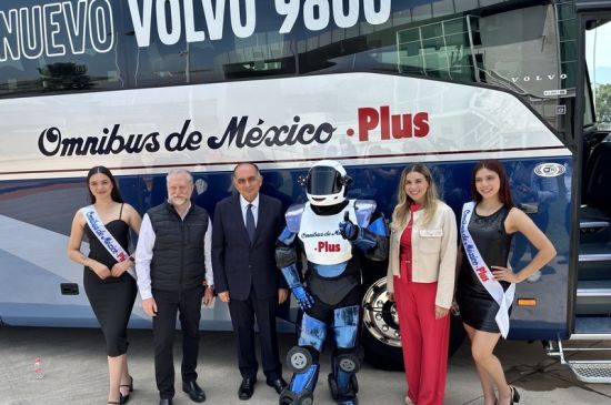 Ómnibus de México incorpora nuevos autobuses Volvo 9800